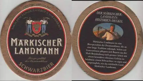 Bierdeckel oval - Märkischer Landmann