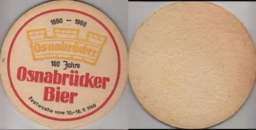 Bierdeckel rund - Osnabrücker Bier