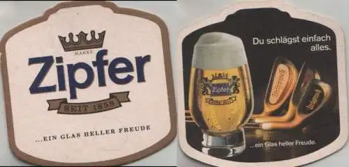 Bierdeckel Sonderform - Zipfer