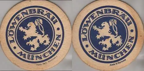 Bierdeckel rund - Löwenbräu