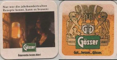 Bierdeckel quadratisch - Gösser