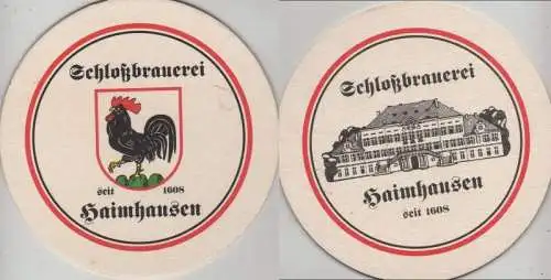 Bierdeckel rund - Schloßbrauerei Haimhausen