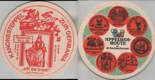 Bierdeckel rund - Äppelwoi