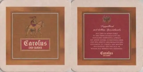 Bierdeckel quadratisch - Carolus