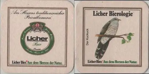 Bierdeckel quadratisch - Licher