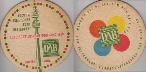 Bierdeckel rund - dab - Fernsehturm