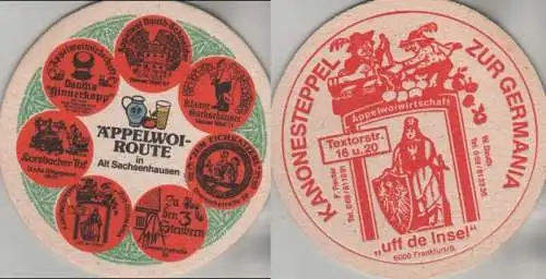 Bierdeckel rund - Äppelwoi