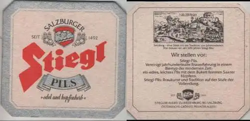 Bierdeckel quadratisch - Stiegl