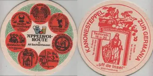 Bierdeckel rund - Äppelwoi