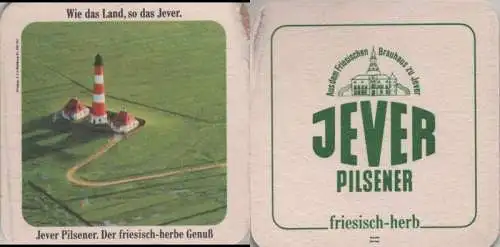 Bierdeckel quadratisch - Jever