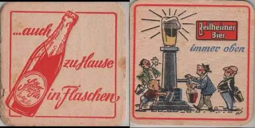 Bierdeckel quadratisch - Zeilheimer