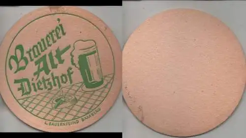 Bierdeckel rund - Dietzhof