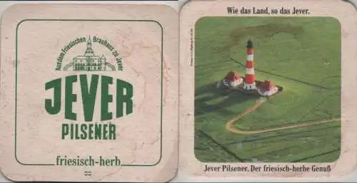 Bierdeckel quadratisch - Jever