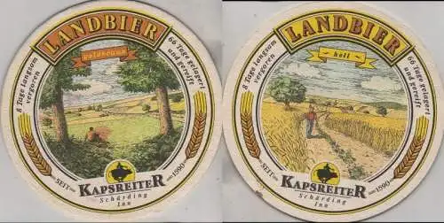 Bierdeckel rund - Kapsreiter Landbier