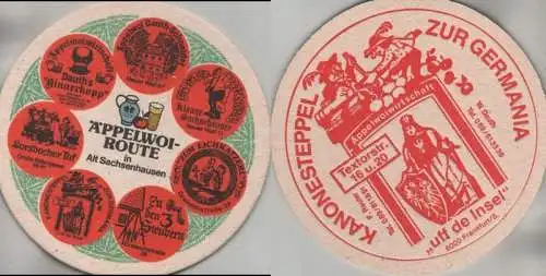 Bierdeckel rund - Äppelwoi