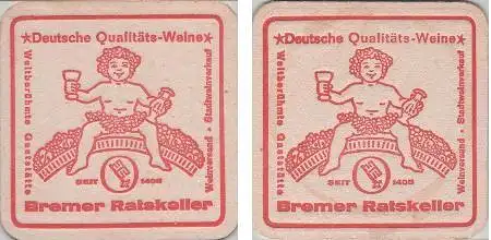 Bierdeckel quadratisch - Bremer Ratskeller