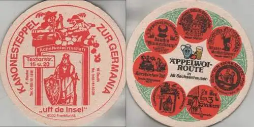 Bierdeckel rund - Äppelwoi