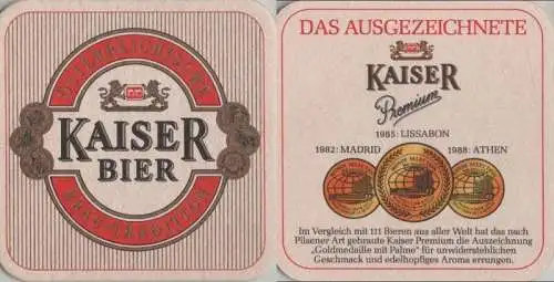 Bierdeckel quadratisch - Kaiser