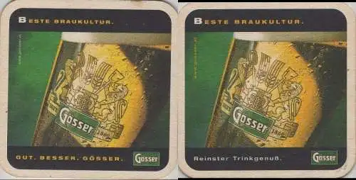 Bierdeckel quadratisch - Gösser