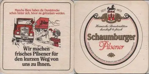 Bierdeckel quadratisch - Schaumburger