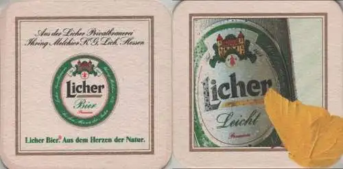 Bierdeckel quadratisch - Licher