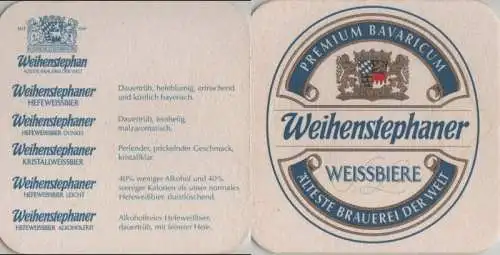 Bierdeckel quadratisch - Weihenstephan