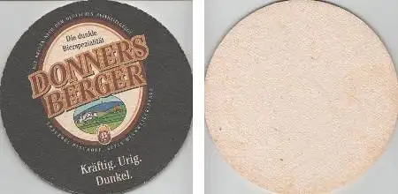 Bierdeckel rund - Donnersberger - dunkle Bierspezialität