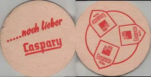 Bierdeckel rund - Caspary