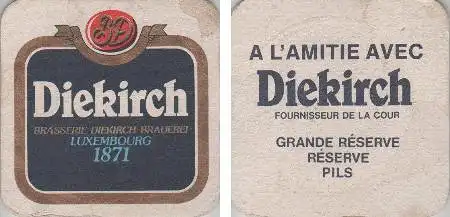 Bierdeckel quadratisch - Diekirch - Grande Reserve