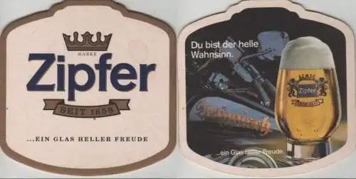 Bierdeckel Sonderform - Zipfer