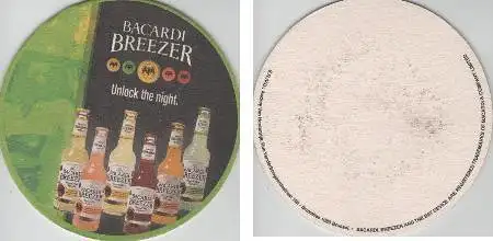 Bierdeckel rund - Bacardi Breezer