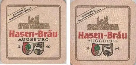 Bierdeckel quadratisch - Hasen - Meisterhaft