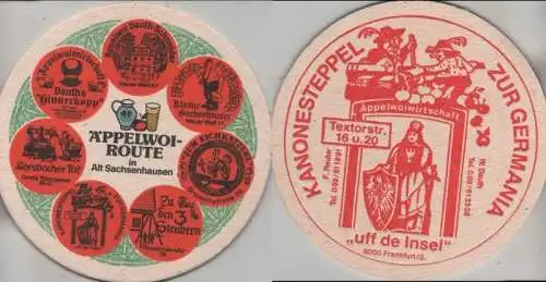 Bierdeckel rund - Äppelwoi