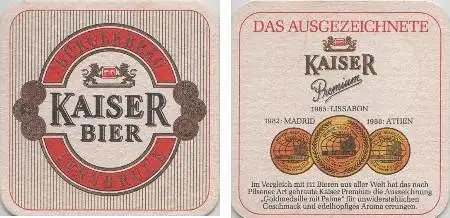 Bierdeckel quadratisch - Kaiser Innsbruck Bürgerbräu