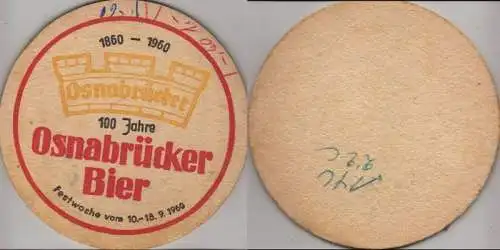 Bierdeckel rund - Osnabrücker Bier