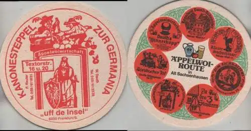 Bierdeckel rund - Äppelwoi