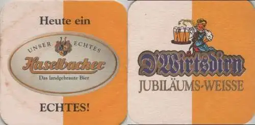 Bierdeckel quadratisch - Haselbacher