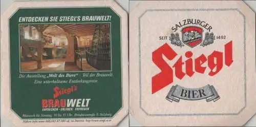 Bierdeckel quadratisch - Stiegl