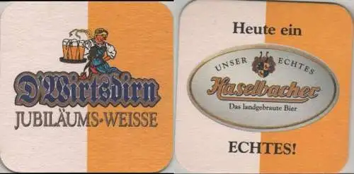 Bierdeckel quadratisch - Haselbacher