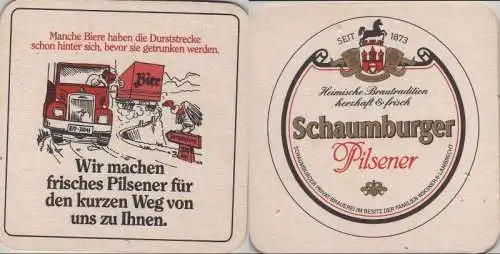 Bierdeckel quadratisch - Schaumburger