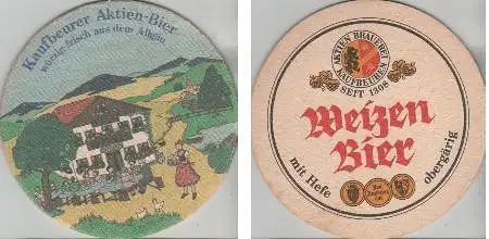 Bierdeckel rund - Kaufbeurer Weizenbier