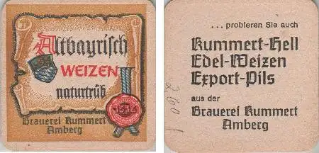 Bierdeckel quadratisch - Kummert Weizen naturtrüb