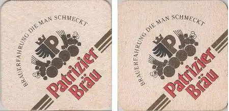 Bierdeckel quadratisch - Patrizier Brauerfahrung