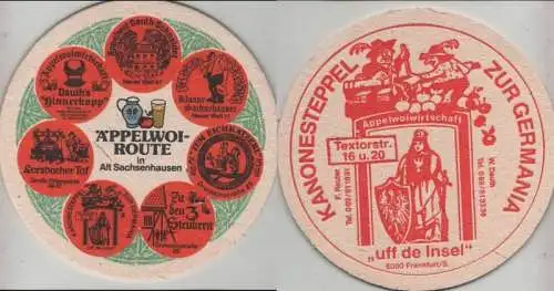 Bierdeckel rund - Äppelwoi