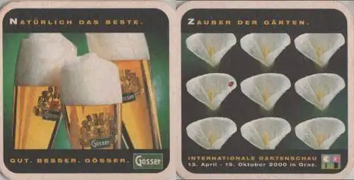 Bierdeckel quadratisch - Gösser