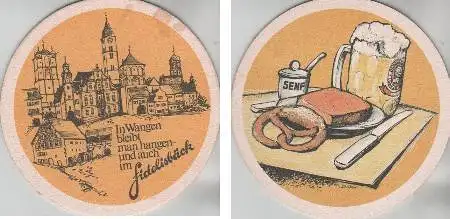 Bierdeckel rund - Werbung - fidelisbäck