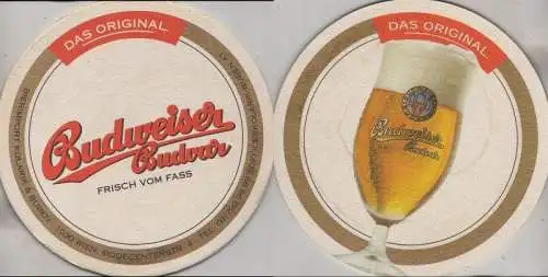 Bierdeckel rund - Budweiser (Tschechien)