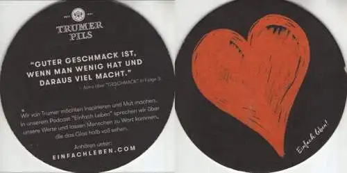 Bierdeckel rund - Trumer