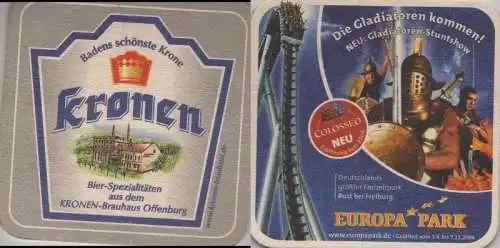 Bierdeckel quadratisch - Kronen