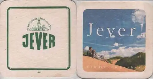 Bierdeckel quadratisch - Jever